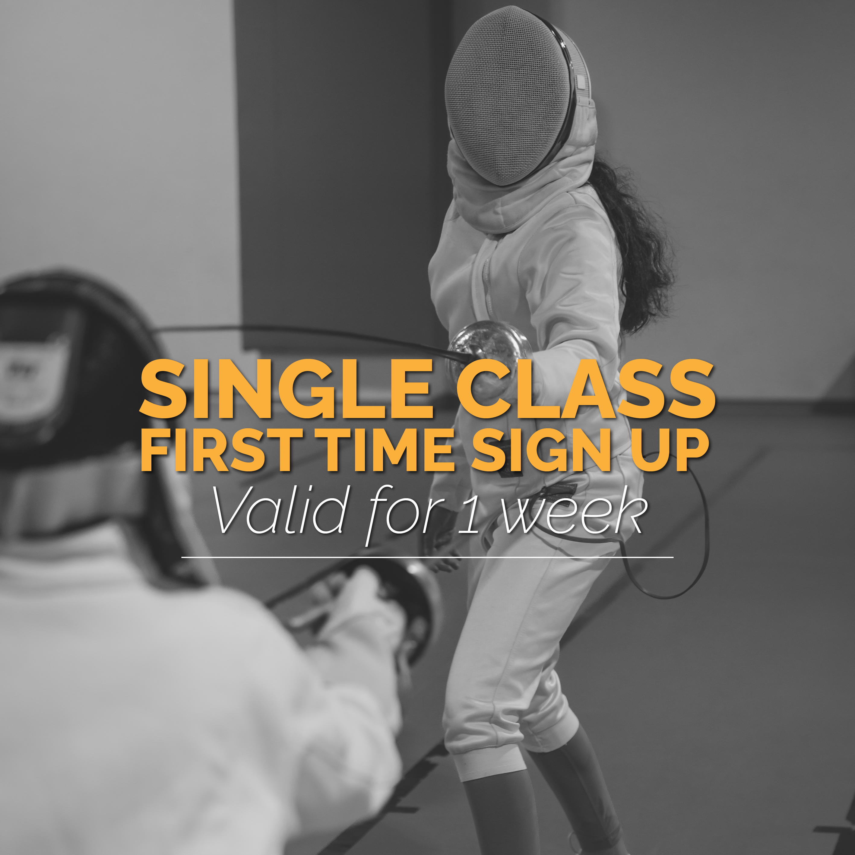 Single Class - First Time Sign-up